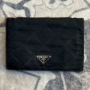 Prada Quilted Black Wallet